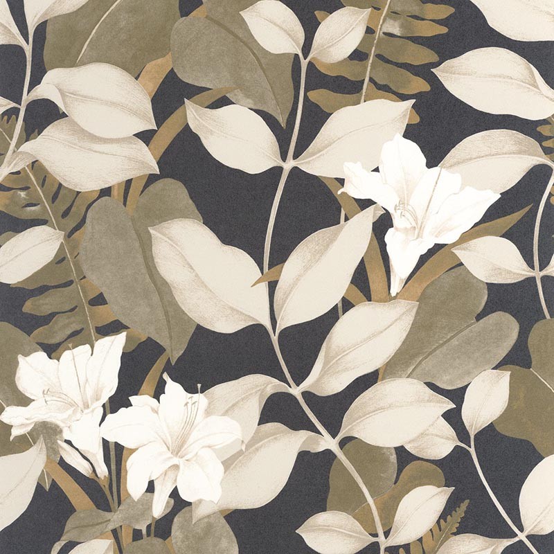 Papel pintado Casadeco Soliflore Royal Lily SOLI200269519