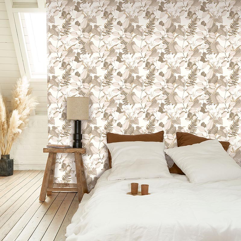 Papel pintado Casadeco Soliflore Royal Lily SOLI200261303