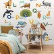 Mural Caselio Les Minis Mondes Let's Learn the Alphabet MNM105857005