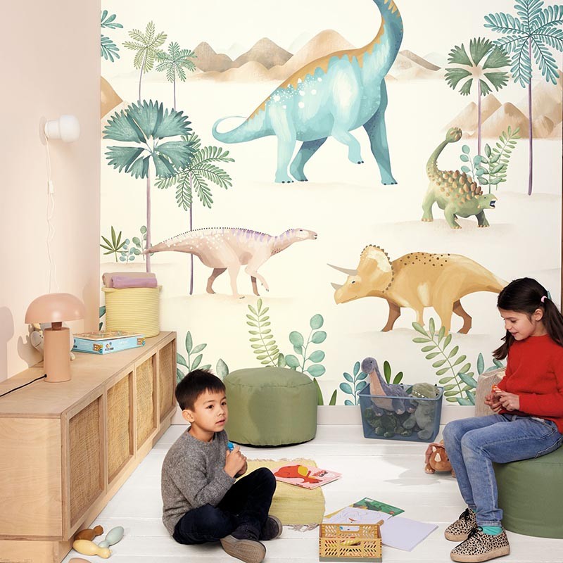 Mural Caselio Les Minis Mondes Le Monde des Dinosaures MNM105774506