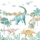 Mural Caselio Les Minis Mondes Le Monde des Dinosaures MNM105774506