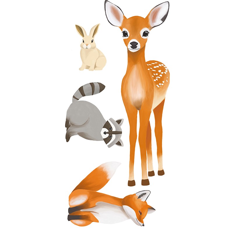 Vinilo Caselio Les Minis Mondes Animaux de la Forêt MNM 10587 30 20