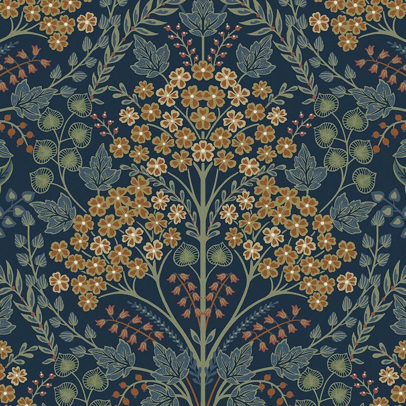 Tela Wallquest Paper & Ink Mulberry Tree TJ42202F
