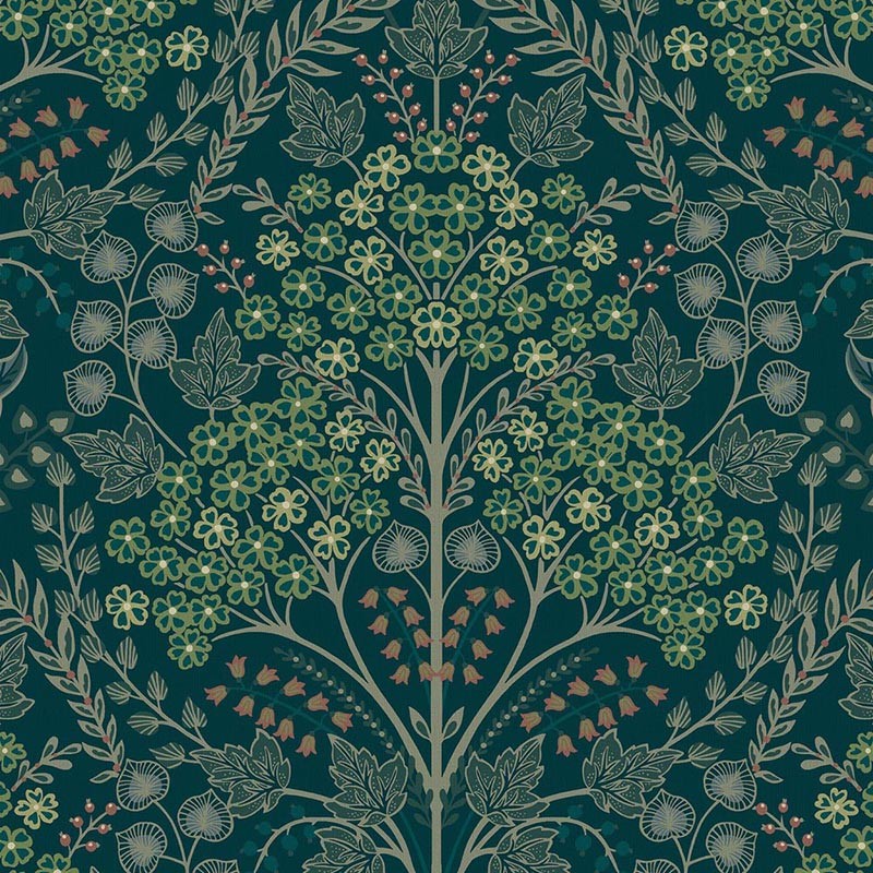 Tela Wallquest Paper & Ink Mulberry Tree TJ42204F