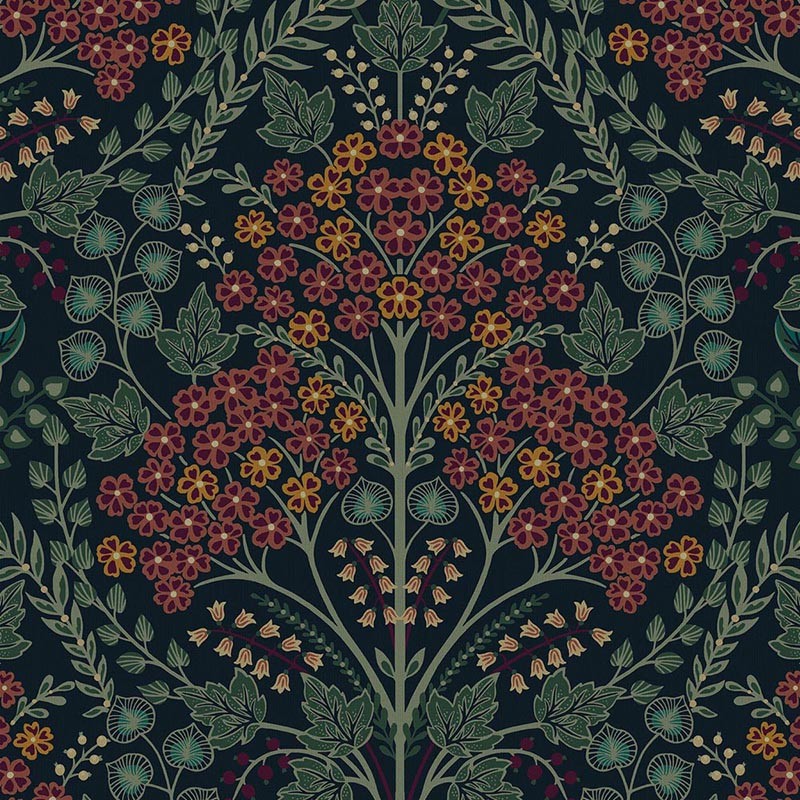 Tela Wallquest Paper & Ink Mulberry Tree TJ42201F