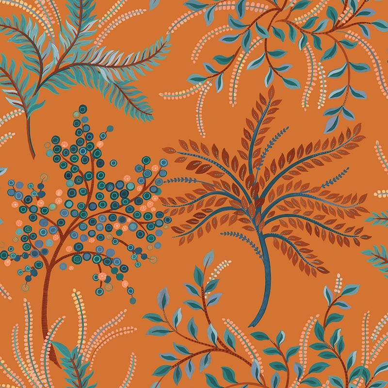 Tela Wallquest Paper & Ink Mulberry Tree TJ40406 