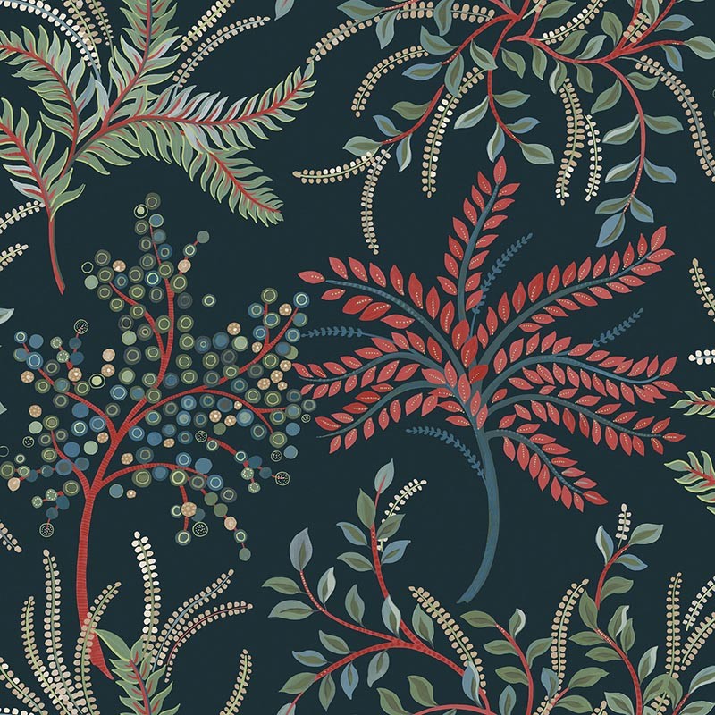 Tela Wallquest Paper & Ink Mulberry Tree TJ40400