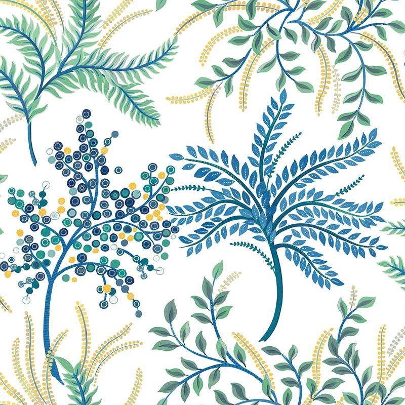Tela Wallquest Paper & Ink Mulberry Tree TJ40402 