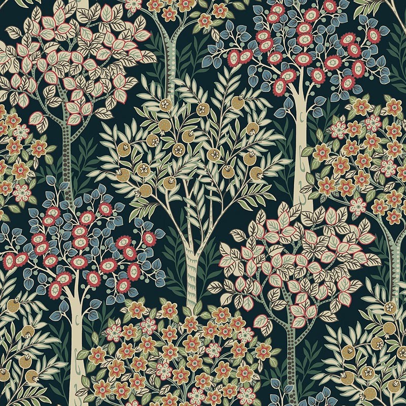 Tela Wallquest Paper & Ink Mulberry Tree TJ40304