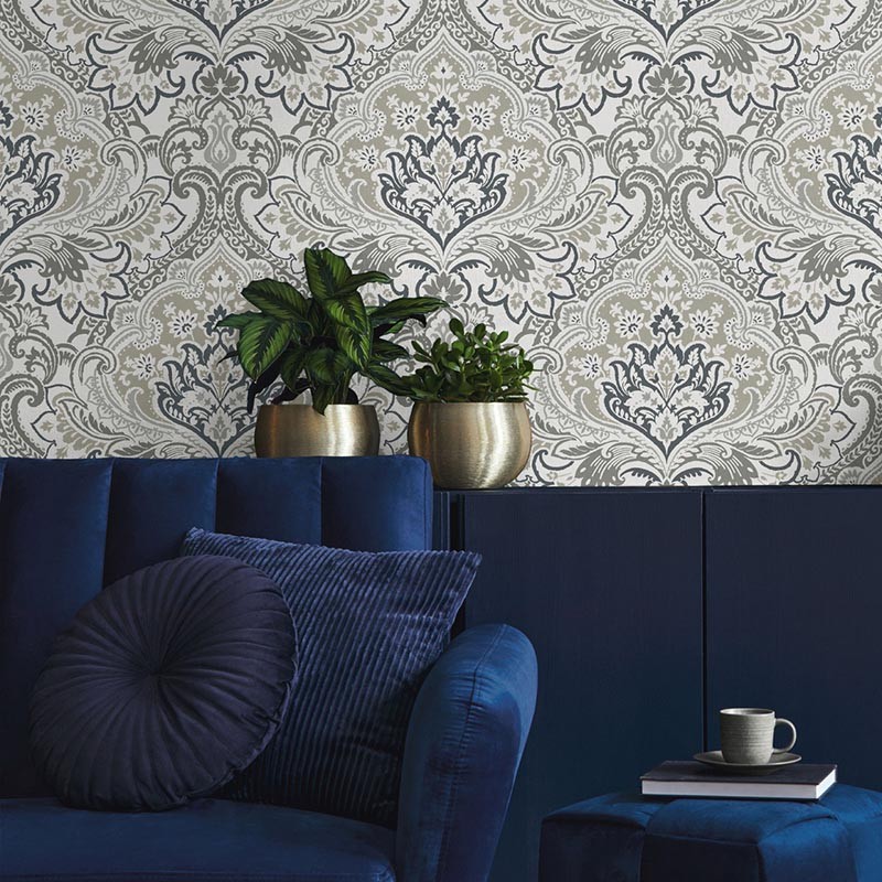 Tela Wallquest Paper & Ink Mulberry Tree TJ40708 