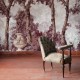 Mural Coordonne Victorian Byron Poem Wine B00373