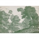 Victorian Engraving Green B00368 Mural Coordonné