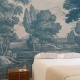 Mural Coordonne Victorian Engraving Blue B00369
