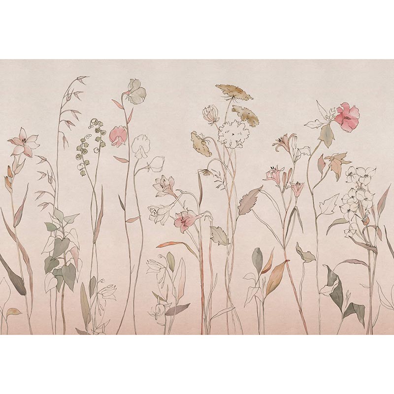 Mural Coordonne Victorian Countryside Pink B00363