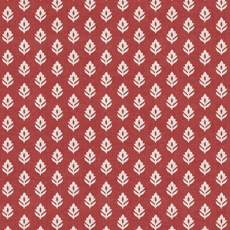 Papel pintado Coordonne Victorian Clover Vermillion B00312