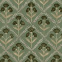 Victorian Poppy Emerald B00318 Papel Coordonné