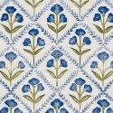 Victorian Poppy Blue B00320 Papel Coordonné
