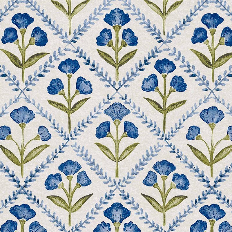 Papel pintado Coordonne Victorian Poppy Blue B00320