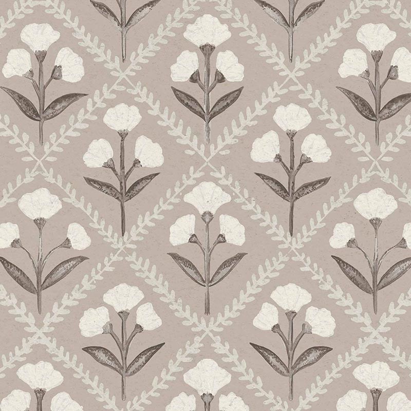 Papel pintado Coordonne Victorian Poppy Taupe B00322
