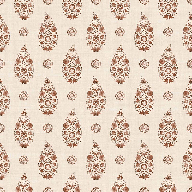 Papel pintado Coordonne Victorian Paisley Clay B00329