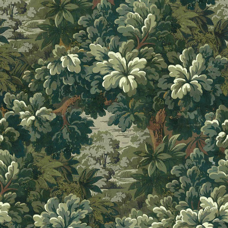 Papel pintado Coordonne Victorian Verdure 16TH Green B00354