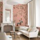 Mural Coordonne Forbidden City Crowned Crane Rose B00163