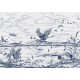 Mural Coordonne Forbidden City Heron’s Poetry Sapphire B00155