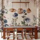 Mural Coordonne Forbidden City Spring Festival Sapphire B00154