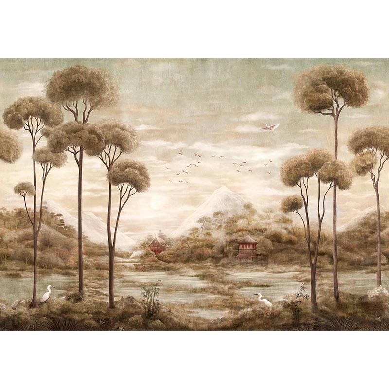 Mural Coordonne Forbidden City Xi Hu Lake Amber B00149