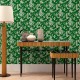Papel pintado Coordonne Forbidden City Cherry Blossom Emerald B00130
