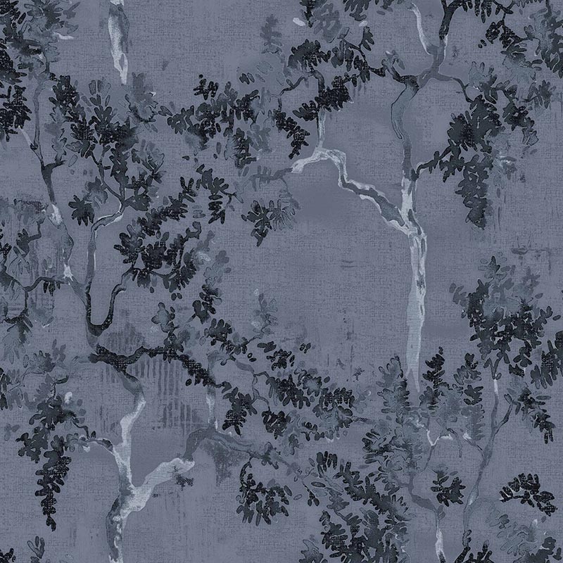 Papel pintado Coordonne Forbidden City Willow Poem Navy B00109