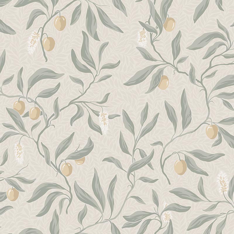 Papel pintado Sandberg Villa Dalarö II Vinnie Sage Green S10191