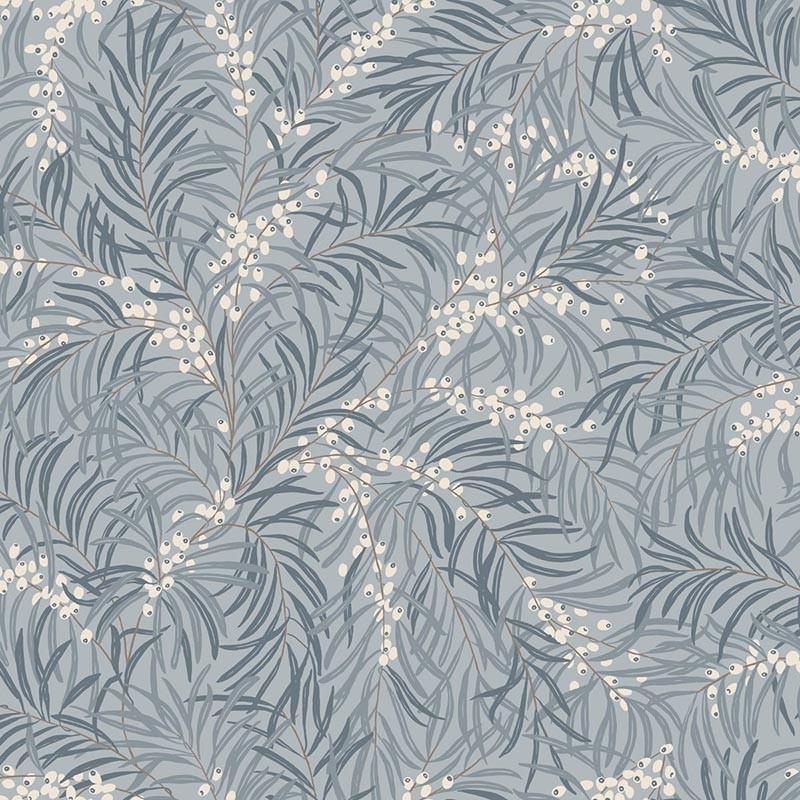 Papel pintado Sandberg Villa Dalarö II Idun Misty Blue S10226