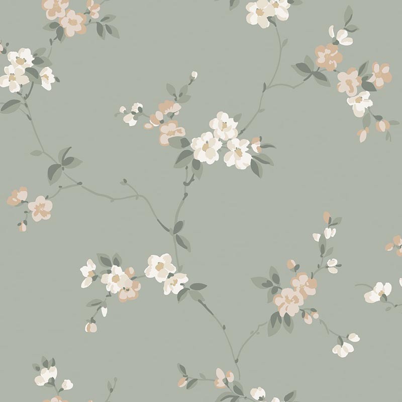 Papel pintado Sandberg Villa Dalarö II Engla Sage Green S10188
