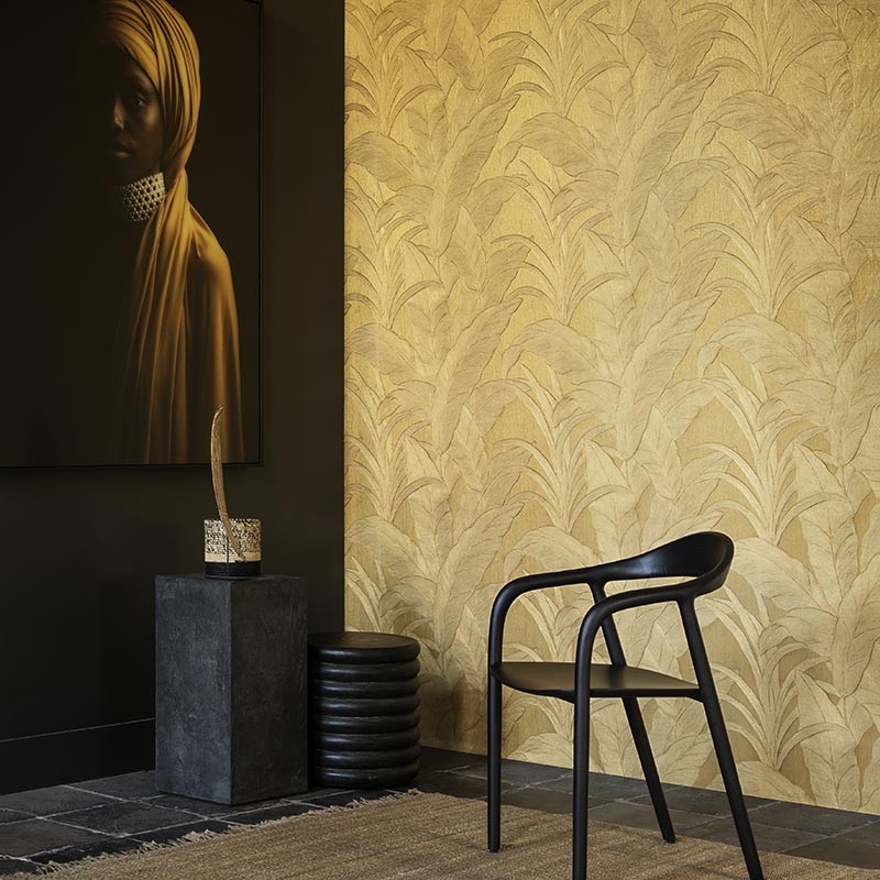 Papel pintado Arte Monsoon 2.0 Musa Gold Leaf 75004B