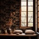 Papel pintado Coordonne Forbidden City Tang Walk Onyx B00100