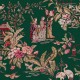 Papel pintado Coordonne Forbidden City Tang Walk Emerald B00102