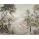 Mural Coordonné 40 th Anniversary Carol Moreno Paisaje con flamencos 8000015-N
