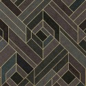 Lattice Hexagonal Slate B00564N Papel Coordonné