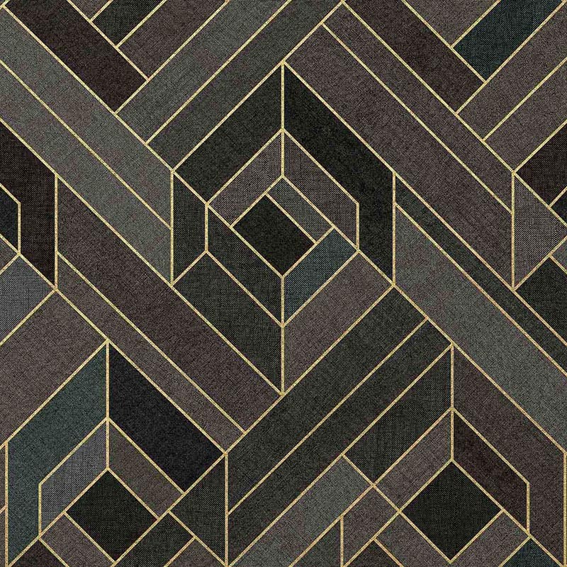 Papel pintado Coordonne Lattice Hexagonal Slate B00564N
