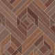 Papel pintado Coordonne Lattice Hexagonal Clay B00563V