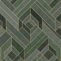 Lattice Hexagonal Emerald B00562V Papel Coordonné