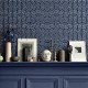Papel pintado Coordonne Lattice Maze Navy B00553V