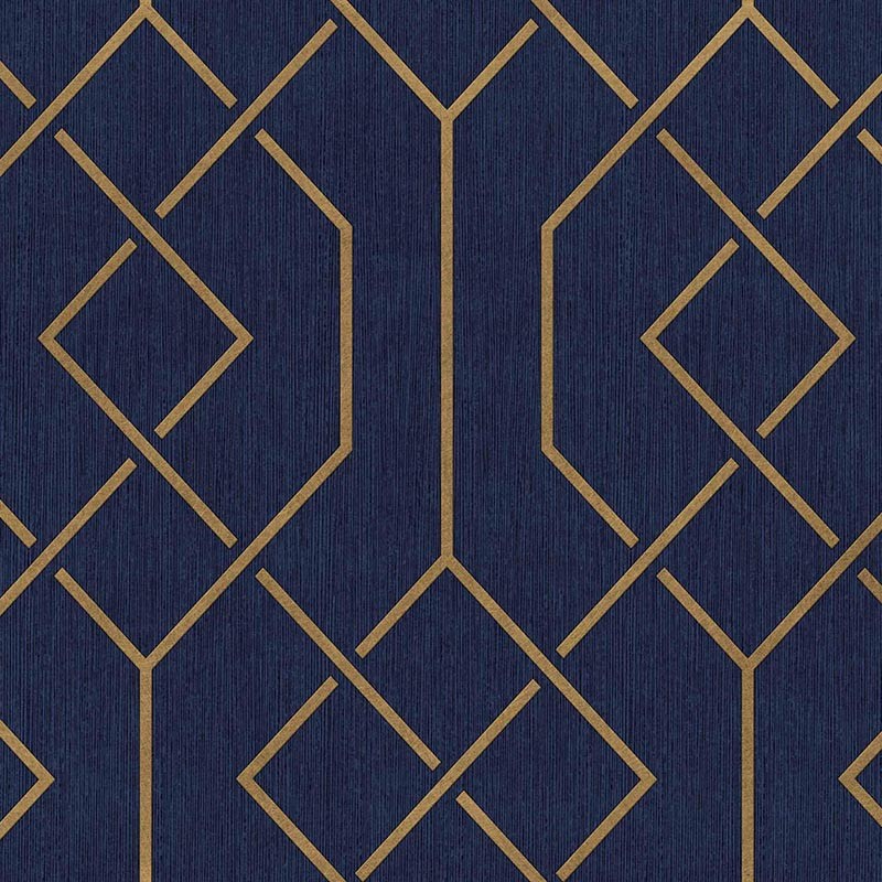 Papel pintado Coordonne Lattice Trellis Ultramarine B00547V