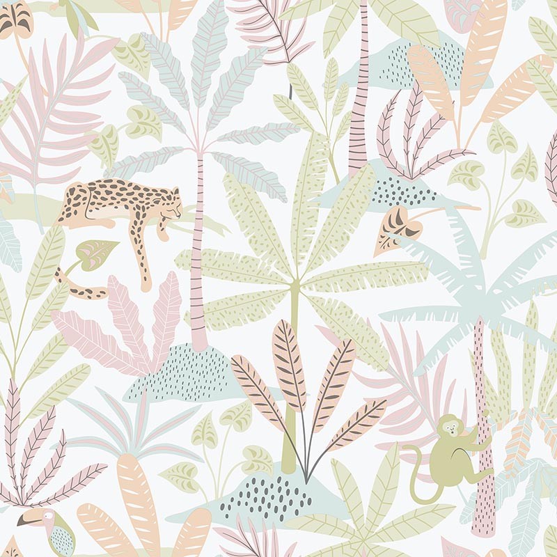 Papel pintado infantil Enzo Jungly 2570-6665