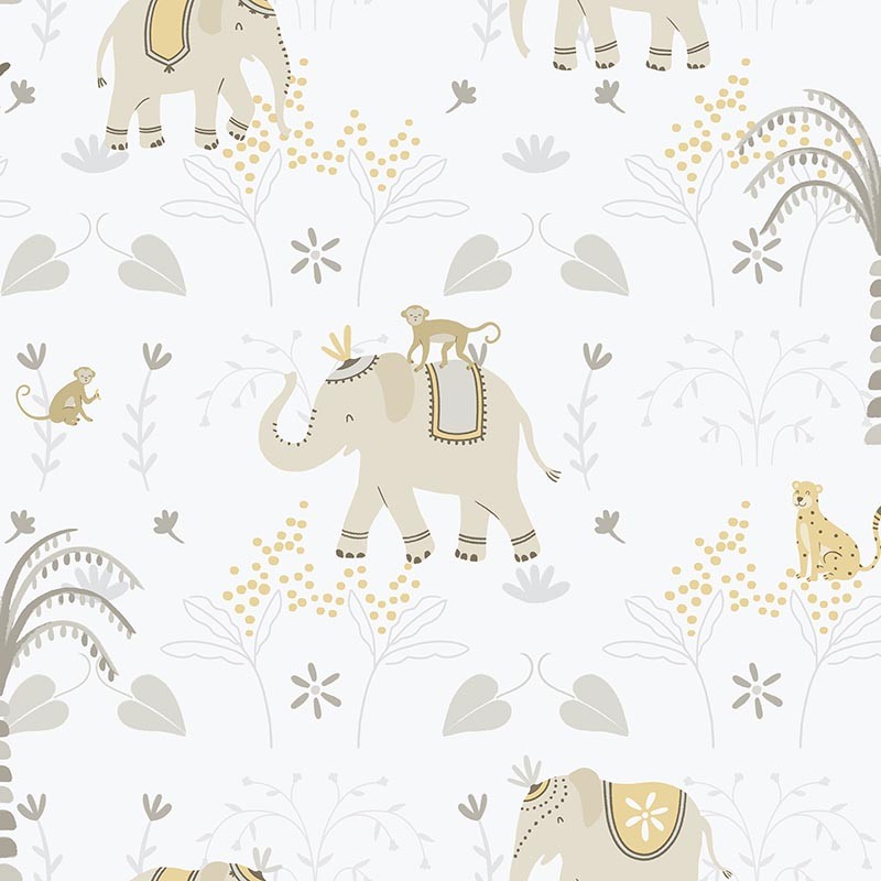 Papel pintado infantil Colowall Enzo Elefun 2570-6660