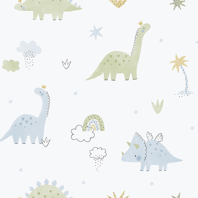 Papel pintado infantil Colowall Enzo Dino 2570-6649
