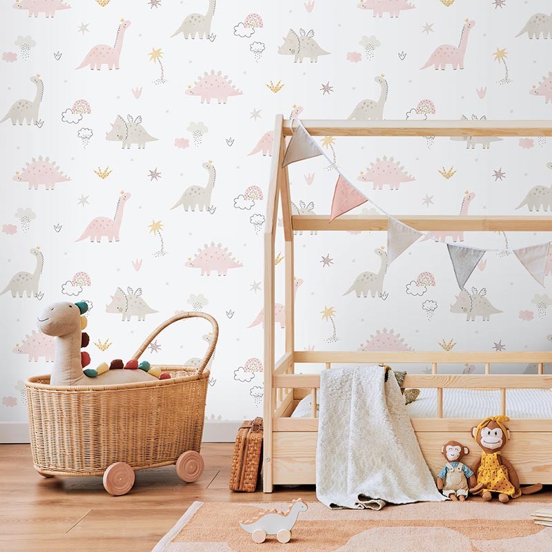 Papel pintado infantil Colowall Enzo Dino 2570-6643