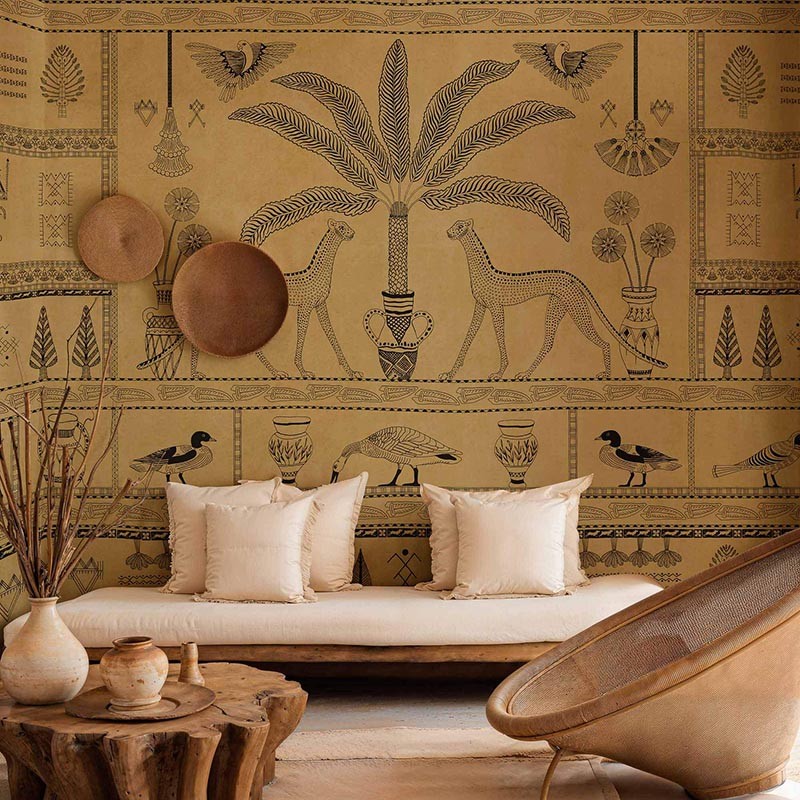 Mural Coordonne Berber Asni Valley Curry B00457_N