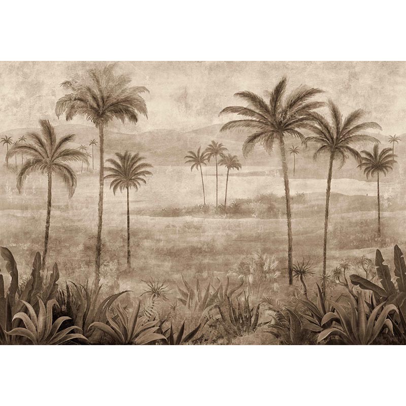 Mural Coordonne Berber Draa Palms Bone B00455_B